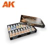 AK Interactive AK11767 SIGNATURE SET – TOTAL CHIPPING – KRISTOF PULINCKX PAINT SET 18x17 ml